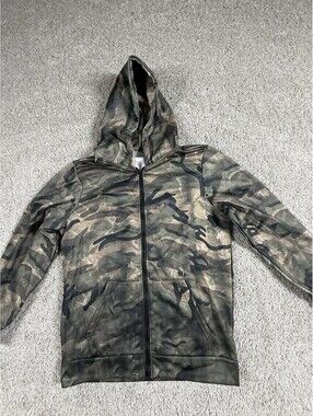 NWOT Men’s Full Zip Camo Hoodie Size Small